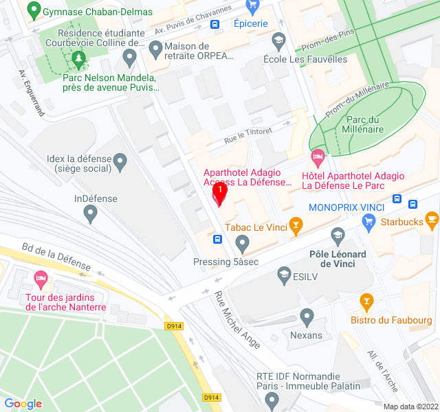 Aparthotel Adagio access la Défense Léonard de Vinci