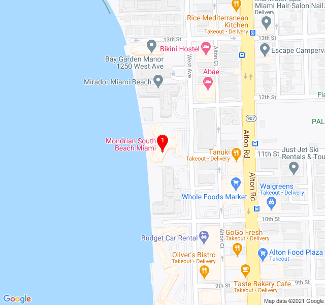 Mondrian South Beach by Miami World Rental